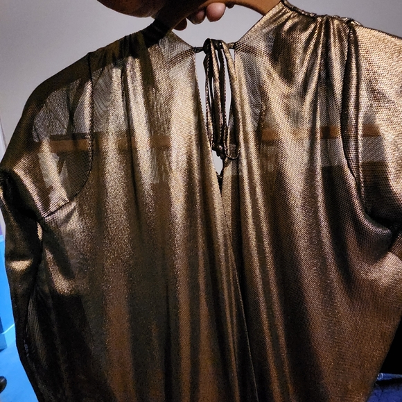 Flattering Gold Bodysuit - Picture 9 of 9